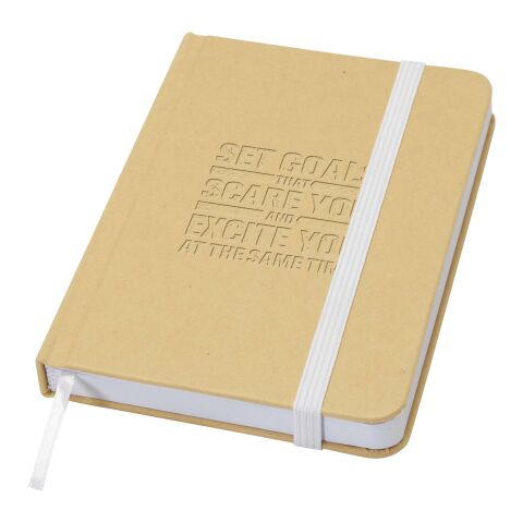 Reed A6 Hardcover Notizbuch, blanko, aus recyceltem Material Standard | weiss | ohne Werbeanbringung | Nicht verfügbar | Nicht verfügbar