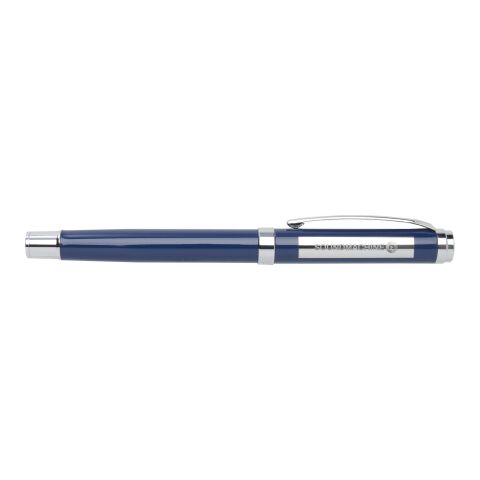 Werbeartikel Legato Elegance A5 Hardcover Notizbuch mit Tintenroller Set – Ozeanblau-Ozeanblau – mit Logo bedruckt
