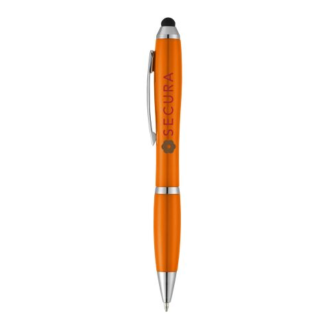 Nash Stylus Kugelschreiber mit farbigem Schaft und Griff Standard | orange | ohne Werbeanbringung | Nicht verfügbar | Nicht verfügbar