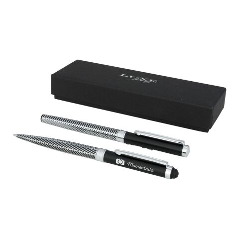 Empire Duo-Stift-Geschenkset Standard | silber-schwarz | ohne Werbeanbringung | Nicht verfügbar | Nicht verfügbar
