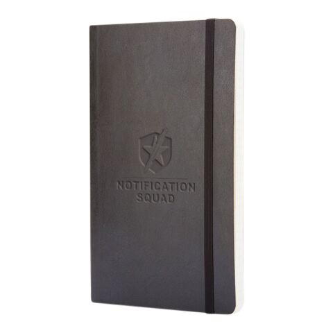 Werbeartikel Moleskine Classic Softcover Notizbuch L – liniert – schwarz – mit Logo bedruckt