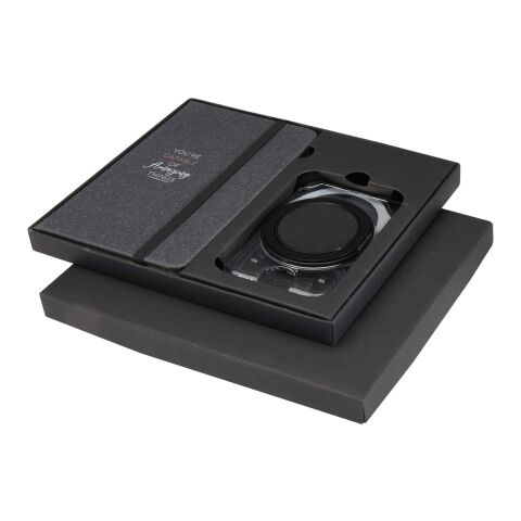 Kern A6 Hardcover Notizbuch und MagSafe Wallet Set Standard | grau | ohne Werbeanbringung | Nicht verfügbar | Nicht verfügbar