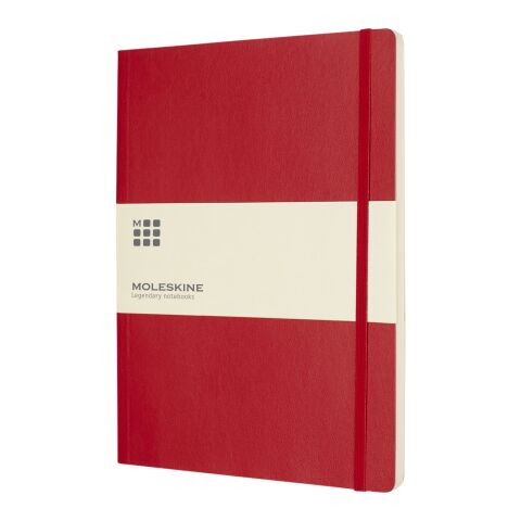 Moleskine Classic Softcover Notizbuch XL – blanko Standard | scharlachrot | ohne Werbeanbringung | Nicht verfügbar | Nicht verfügbar
