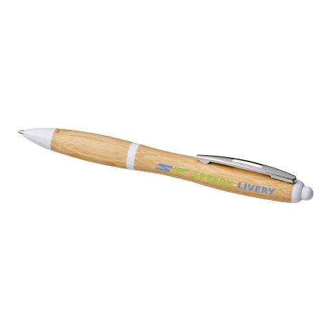 Nash Kugelschreiber aus Bambus Standard | beige-weiß | ohne Werbeanbringung | Nicht verfügbar | Nicht verfügbar