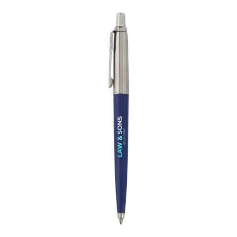 48h Express-Druck Werbeartikel Parker Jotter Recycled Kugelschreiber (blaue Mine) – navy – mit Logo bedruckt