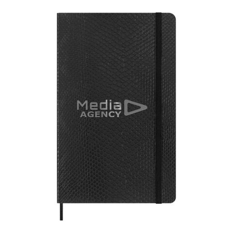 Werbeartikel Moleskine 100% VEGEA Boa Softcover Notizbuch L – liniert – schwarz – mit Logo bedruckt
