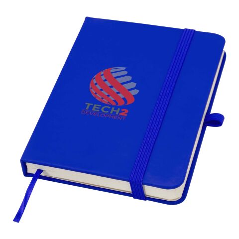 Werbeartikel Spectrum Plus A6 Hardcover Notizbuch – royalblau – mit Logo bedruckt