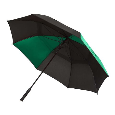 Werbeartikel Jeff 55" Golf-Sturmschirm – grün – mit Logo bedruckt