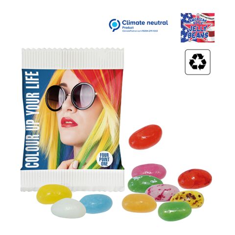 Jelly Beans im Papiertütchen 1-farbiger Digital- oder Flexodruck