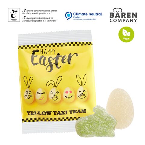 Veganes Ostergelee im kompostierbaren Tütchen