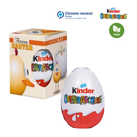 Kinder-Überraschungs-Ei in Werbegeschenkbox 2-farbiger Digital- oder Flexodruck