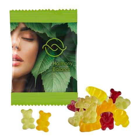 Vegane Bio-Bärchen im konventionellen Tütchen Digital- oder Flexodruck