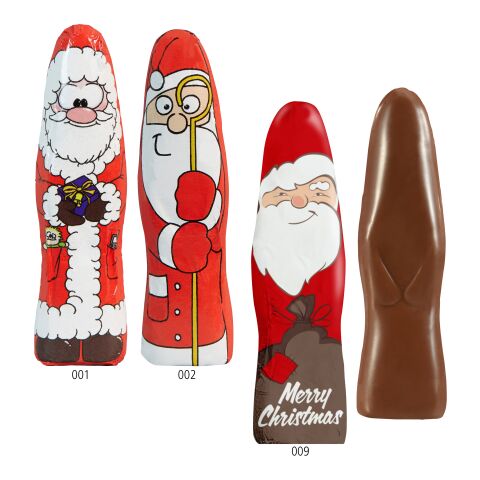 MINI Schoki-Weihnachtsmännchen Standardmotive Standartmotiv | Lächeln