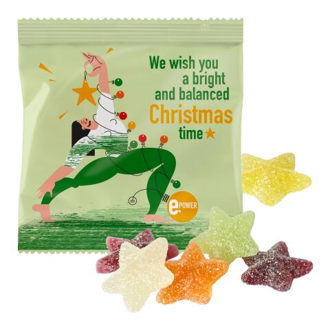 Veganes Weihnachtsgelee im konventionellen Tütchen ohne Werbeanbringung