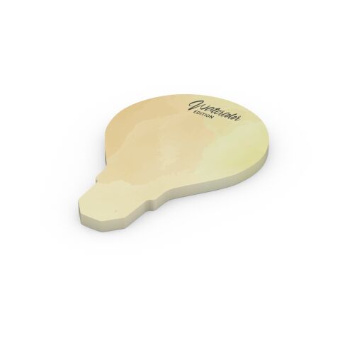 Haftnotiz Form 100 × 72 Recycling Bunt | ohne Werbeanbringung | Glühbirne