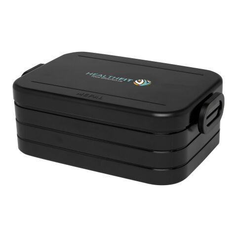 48h Express-Druck Werbeartikel Mepal Take-a-break Lunchbox Midi – kohle – mit Logo bedruckt