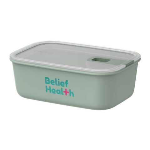 Mitarbeitergeschenk Frischhaltedose Mepal EasyClip – salbei – mit 48h Express-Logodruck 1000 ml BPA-freier Lebensmittelbehälter