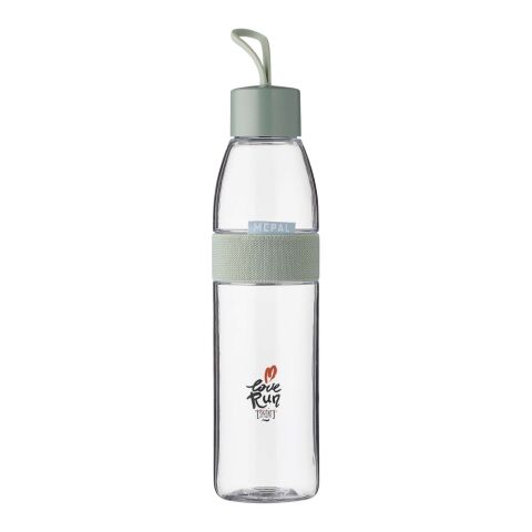 Mitarbeitergeschenk Trinkflasche Mepal Ellipse – salbei – mit 48h Express-Druck 700ml BPA-frei auslaufsicherer Mehrwegbehälter