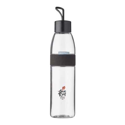 Mitarbeitergeschenk Trinkflasche Mepal Ellipse – schwarz – mit 48h Express-Druck 700ml auslaufsicherer Mehrweg-Behälter