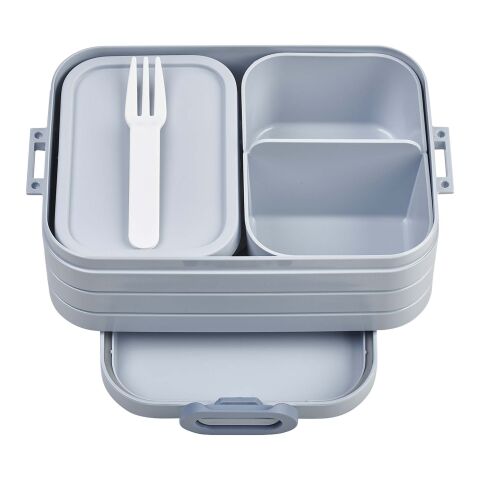 Mitarbeitergeschenk Lunchbox Mepal Take a Break Midi – transparent blau – mit 48h Express-Logodruck 900ml Vesperdose für Büropausen