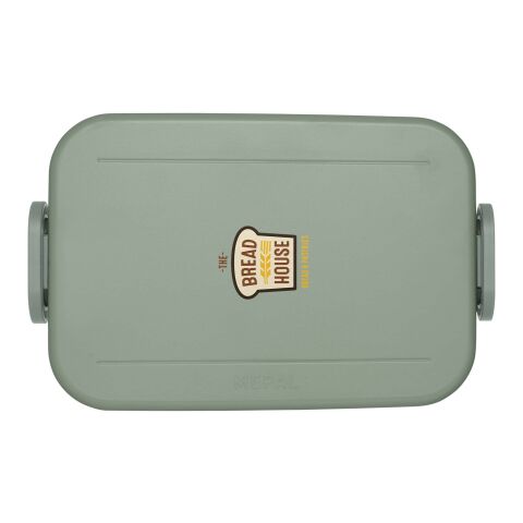 Mitarbeitergeschenk Lunchbox Mepal Take a Break – salbei – mit 48h Express-Druck 1500ml Behälter Brotzeitdose für Firmenessen