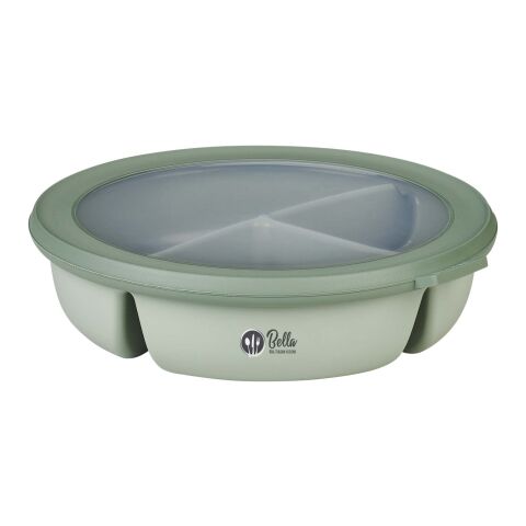Mitarbeitergeschenk Bento-Bowl Mepal Cirqula – salbei – mit 48h Express-Druck 250+250+500ml mehrteilige Aufbewahrungsdose