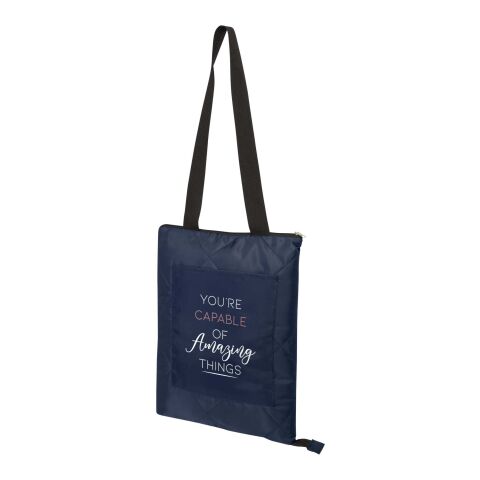 Clary Picknickdecke aus Recyceltem GRS-Polyester Standard | heather navy | ohne Werbeanbringung | Nicht verfügbar | Nicht verfügbar | Nicht verfügbar
