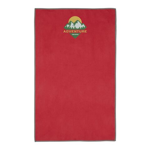Pieter ultraleichtes und schnell trocknendes GRS Handtuch 30 × 50 cm Standard | rot | ohne Werbeanbringung | Nicht verfügbar | Nicht verfügbar