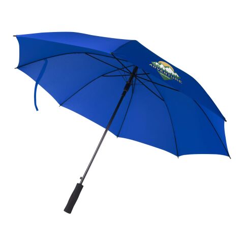 48h Express-Druck Werbeartikel Ibi 27" Regenschirm – royalblau – mit Logo bedruckt