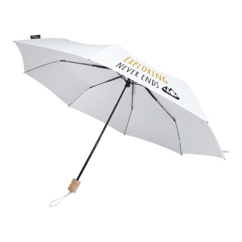 Dane 21&quot; RPET Regenschirm Standard | weiß | ohne Werbeanbringung | Nicht verfügbar | Nicht verfügbar