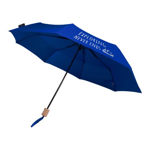 Werbeartikel Dane 21" RPET Regenschirm | royalblau | mit Logo bedrucken