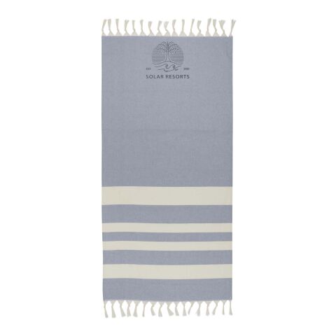 Werbeartikel Anders Hammamtuch 147x75,5cm – royalblau – mit Logo bedruckt 48h Express-Druck aus nachhaltigen Materialien für Outdoor-Events