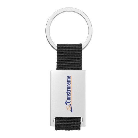 Alvaro Gurtband Schlüsselanhänger Standard | schwarz-silber | ohne Werbeanbringung | Nicht verfügbar | Nicht verfügbar | Nicht verfügbar