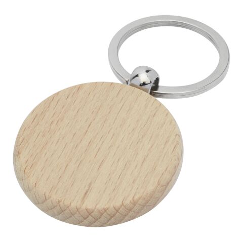 Giovanni runder Schlüsselanhänger aus Buchenholz Standard | natur | ohne Werbeanbringung | Nicht verfügbar | Nicht verfügbar