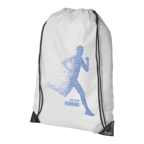 Werbeartikel Oriole Premium Sportbeutel | weiss | mit Logo bedrucken