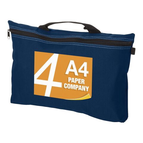 Werbeartikel Orlando Konferenztasche Polyester – navy – mit Logo bedruckt