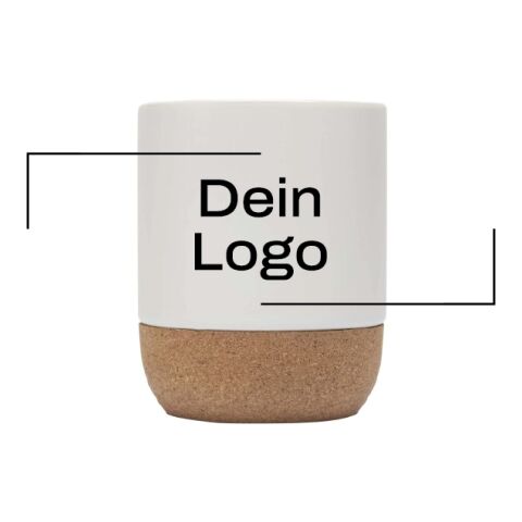 Billie 300 ml Keramiktasse mit Korkdetails