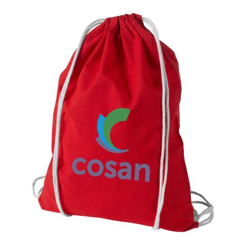 Werbeartikel Oregon Sportbeutel | rot | mit Logo bedrucken