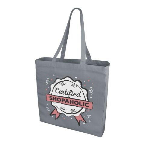 Werbeartikel Odessa Baumwoll Tragetasche – grau – Jutebeutel / Stoffbeutel / Baumwolltasche / Stofftasche mit Logo bedruckt