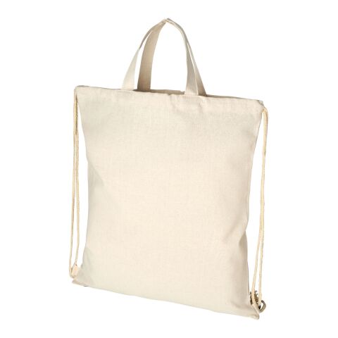Pheebs Rucksack mit Kordelzug aus recycelter Baumwolle, 210 g/m² Standard | beige | ohne Werbeanbringung | Nicht verfügbar | Nicht verfügbar | Nicht verfügbar