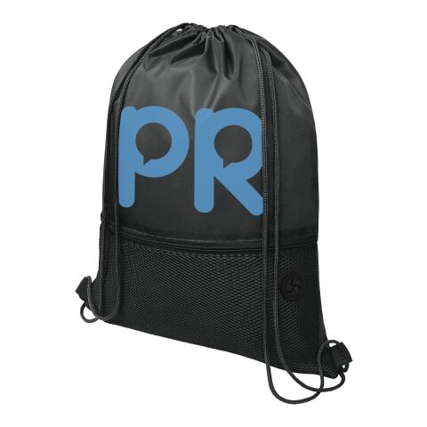 Werbeartikel Oriole Netz-Sportbeutel | schwarz | mit Logo bedrucken