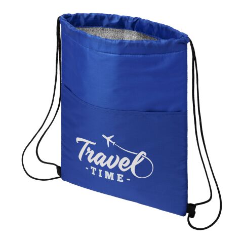 Werbeartikel Oriole Kühltasche mit Kordelzug – royalblau