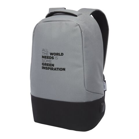 Cover Diebstahlsicherer RPET Rucksack Standard | grau | ohne Werbeanbringung | Nicht verfügbar | Nicht verfügbar | Nicht verfügbar