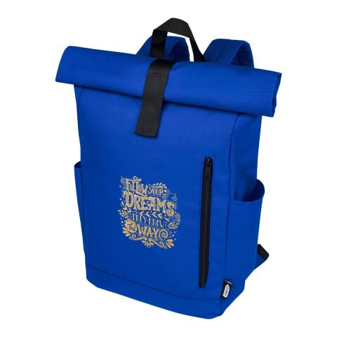 Byron 15,6&quot; GRS Recycled PET Roll-Top Rucksack 18 L