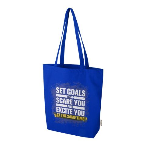 Werbeartikel Florida 270 g/m² Tragetasche 10L – royalblau – mit Logo bedruckt