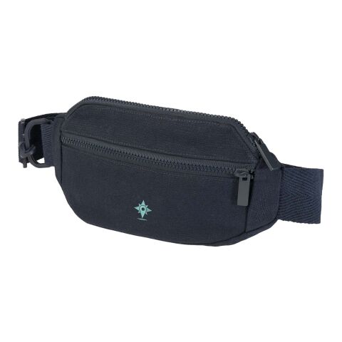 Werbeartikel Crescent 500 g/m² Aware recycelte Umhängetasche – navy – mit Logo bedruckt