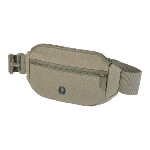 Werbeartikel Crescent 500 g/m² Aware recycelte Umhängetasche – grün – mit Logo bedruckt