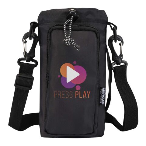 Trip Aware™ Recycelte Reisetasche für Flaschen 2 L  Standard | schwarz | ohne Werbeanbringung | Nicht verfügbar | Nicht verfügbar | Nicht verfügbar