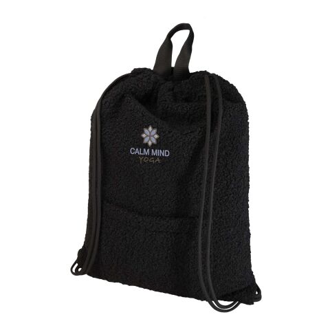 Werbeartikel Bear GRS-recycelter Sherpa Sportbeutel 9 L | schwarz | mit Logo bedrucken