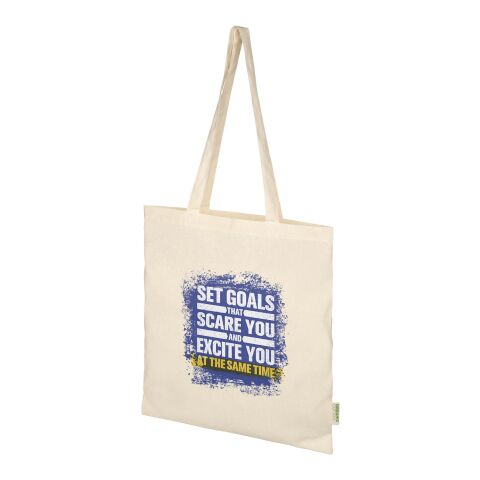 Werbeartikel Odisha 140 g/m² OCS Bio-Tragetasche 7L – natur – Einkaufstasche / Werbetasche mit Logo bedruckt